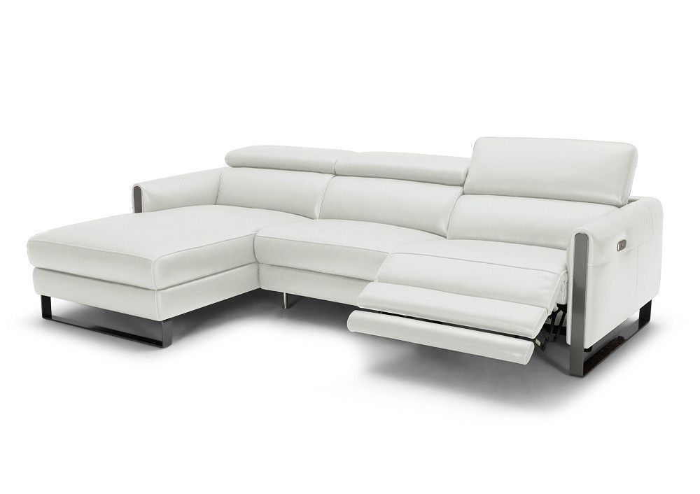 Light Gray Leather Sectional Sofa Set, Gray Leather Sofa With Chaise