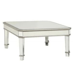 cs703938 | Cassandra Coffee Table Set in Silver